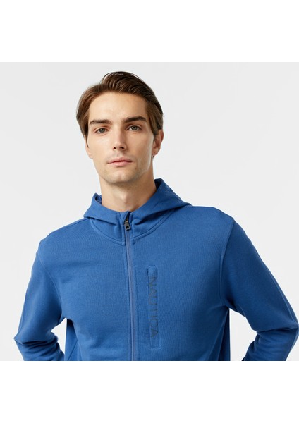 Erkek Mavi Standart Fit Sweatshirt KE37652T.4UB