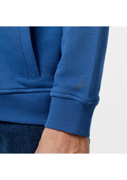 Erkek Mavi Standart Fit Sweatshirt KE37652T.4UB