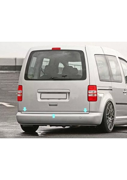 Bagaj Alt Çıta Krom Caddy Mini Van 2010-2014 Arası Modeller Için