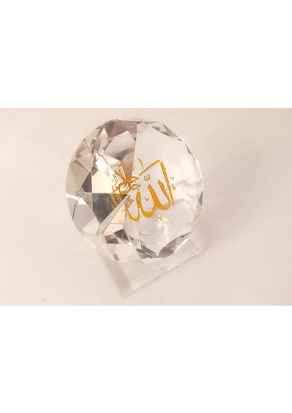 Kristal Allah Lafzı Islami Biblo Masa Üstü Dekoratif Aksesuar indirimleri