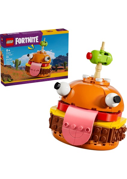 ® Fortnite® Durrr Burger 77070 - 9 Yaş ve Üzeri Video Oyunu Sevenler İçin Sergilenebilir Yaratıcı Oyuncak Yapım Seti (193 Parça)