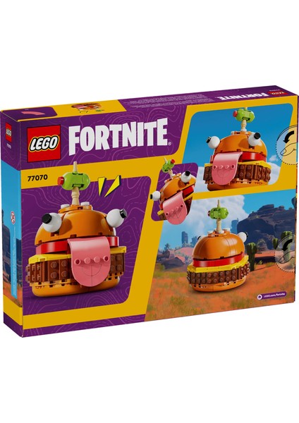 ® Fortnite® Durrr Burger 77070 - 9 Yaş ve Üzeri Video Oyunu Sevenler İçin Sergilenebilir Yaratıcı Oyuncak Yapım Seti (193 Parça)