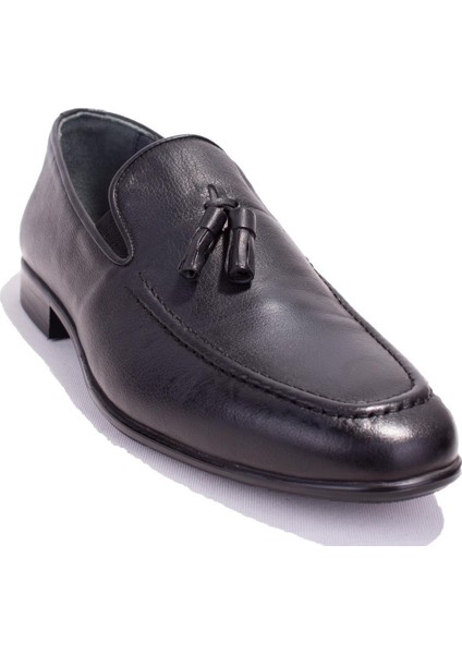 DMA08-2212 Siyah Neolit Taban Klasik Erkek Deri Ayakkabı