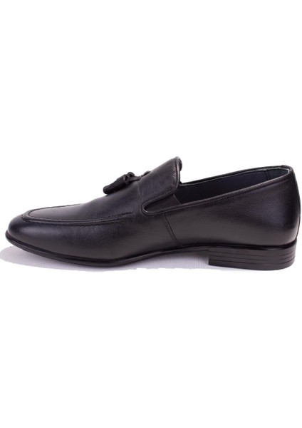 DMA08-2212 Siyah Neolit Taban Klasik Erkek Deri Ayakkabı modelleri