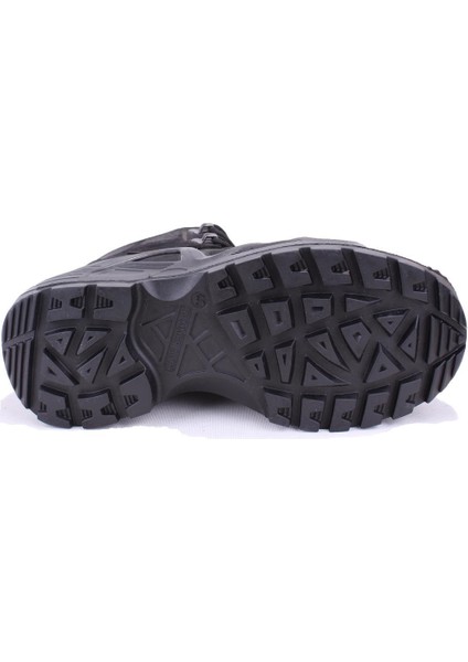 Leopard 100023015 Siyah Ortopedik Outdoor Waterproof Erkek Deri Bot