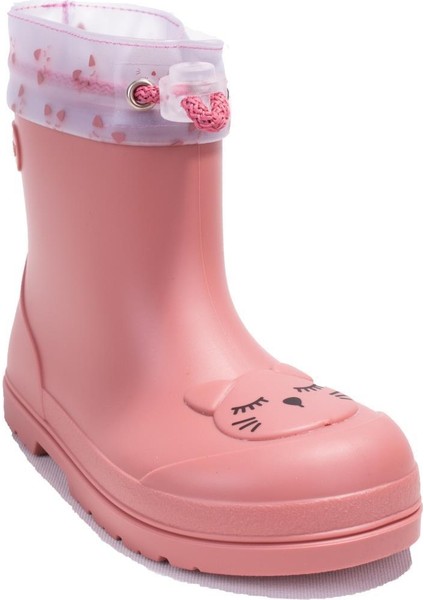 W10322 Mendi Gatito Gül Ortopedik Kız Çocuk Yağmur Çizme