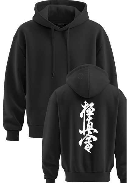 Kyokushin Baskılı 3 Ip Kapşonlu Sweatshirt Kyokushin Hoodie