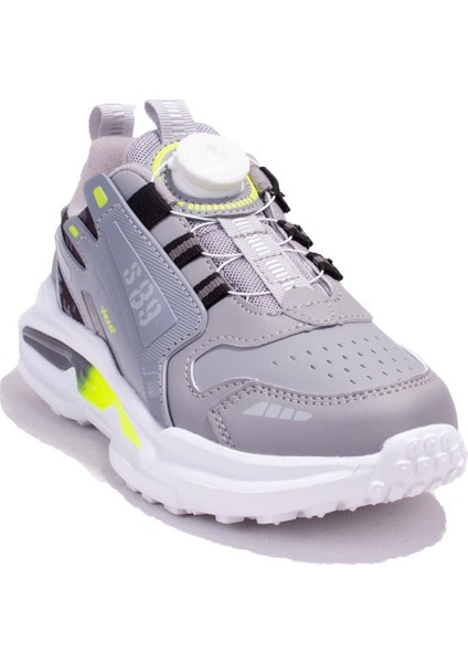Code 346F24K329 Gri Ortopedik Günlük Erkek Çocuk Spor Ayakkabı