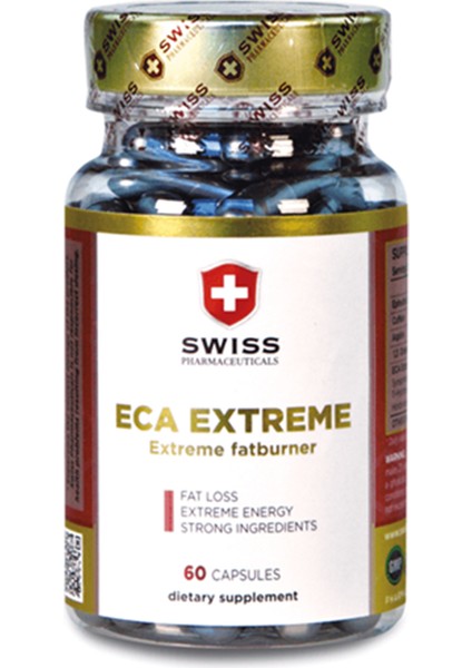 Swiss Supplement Eca Extreme .60 Capsul.TR Tek Yetkili Satıcısı OZELSPORCUGIDALARI'DIR.3950*