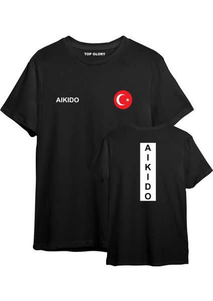Aikido Baskılı T-Shirt Aikido Tişörtü
