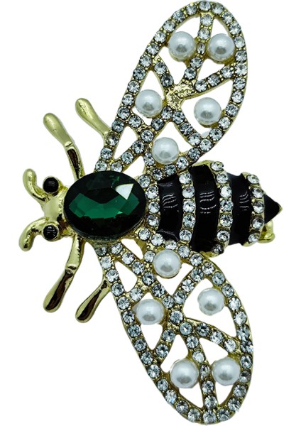 Inci Detaylı Zarif Arı Broşu fiyatları