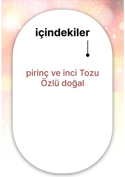 Pirinç Ve İnci Tozu Özlü Doğal Cilt Beyazlatma Sabunu 74 G