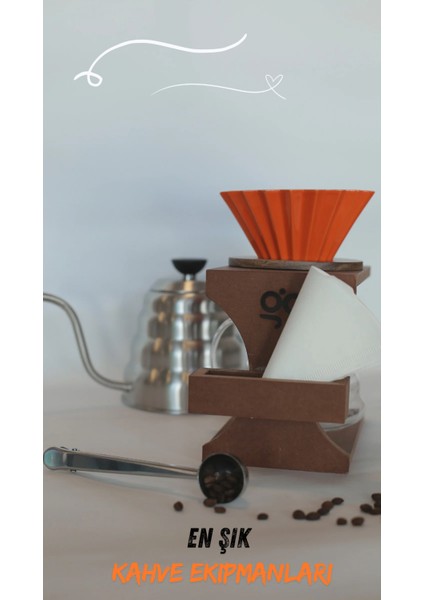 V60 Standı- Manuel Filtre Kahve Demleme