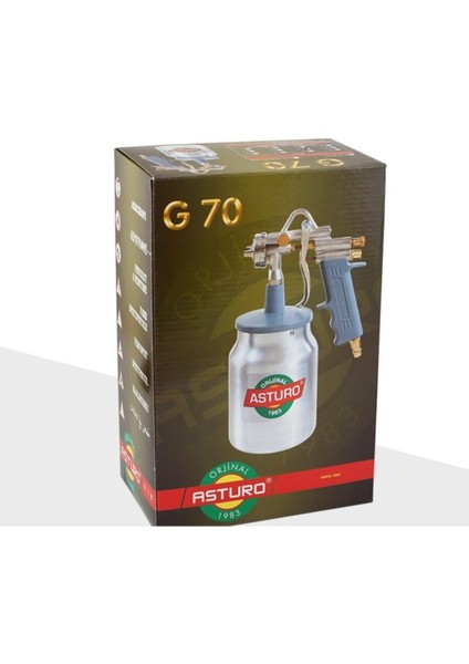 G70 1,8 mm Alttan Depolu Havalı Boya Tabancası fiyatları