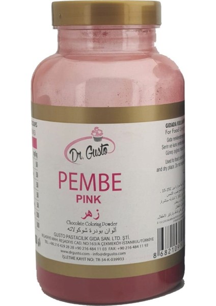 Yağ Bazlı Toz Boya 100GR - Pembe