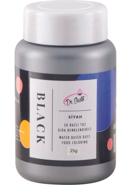 Su Bazlı Toz Boya 25GR - Siyah