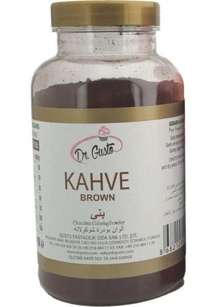 Yağ Bazlı Toz Boya 100GR - Kahve fiyatları