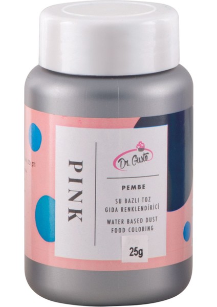 Su Bazlı Toz Boya 75GR - Pembe