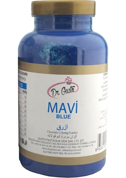 Yağ Bazlı Toz Boya 100GR - Mavi