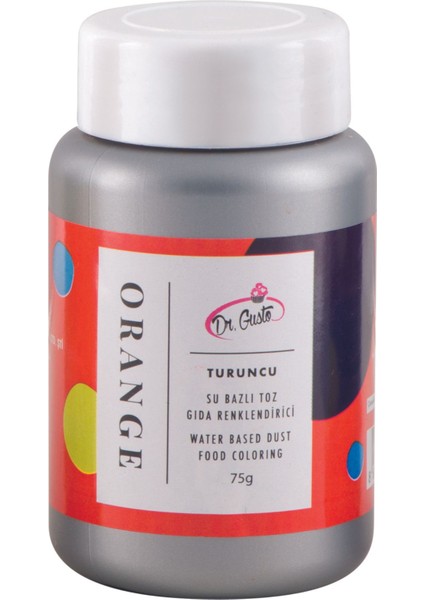 Su Bazlı Toz Boya 75GR - Turuncu