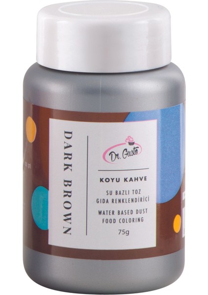 Su Bazlı Toz Boya 75GR - Koyu Kahverengi