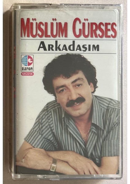 Müslüm Gürses Arkadaşım Kaset (Jelatininde Sıfır Orjnal Dönem Baskı Kaset)