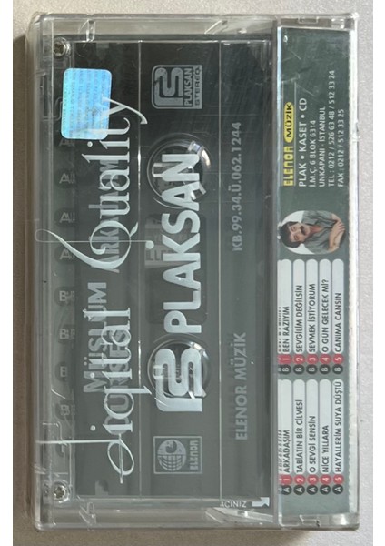 Müslüm Gürses Arkadaşım Kaset (Jelatininde Sıfır Orjnal Dönem Baskı Kaset)