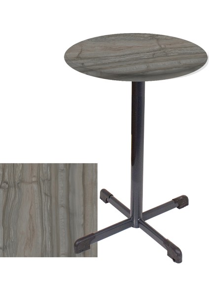 Bistro Masa (Halley Werzalit Yuvarlak 60CM) - Magma