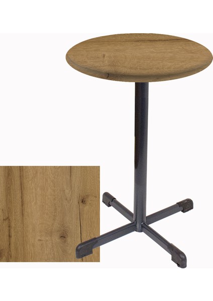 Bistro Masa (Halley Werzalit Yuvarlak 70CM) - Canyon Palace Oak