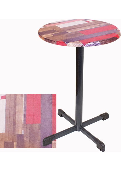 Bistro Masa (Halley Werzalit Yuvarlak 70CM) - Redwood