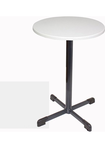 Bistro Masa (Halley Werzalit Yuvarlak 60CM) - Beyaz