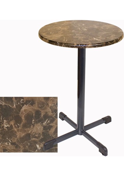 Bistro Masa (Halley Werzalit Yuvarlak 60CM) - Karacabey Mermer