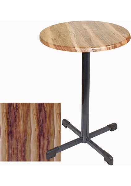 Bistro Masa (Halley Werzalit Yuvarlak 60CM) - Indiana Wood