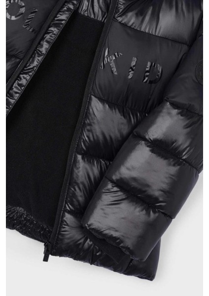 Cool Kids Yazılı Mont - Siyah fırsatları