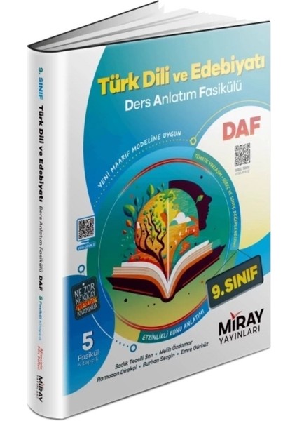 Miray Yayınları 9. Sınıf Türk Dili ve Edebiyatı Ders Anlatım Fasikülleri