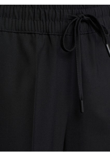 71556 Büzgü Bağlı Pantolon-Koyu Gri