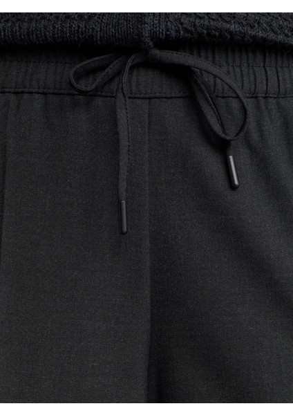 71556 Büzgü Bağlı Pantolon-Koyu Gri fırsatları