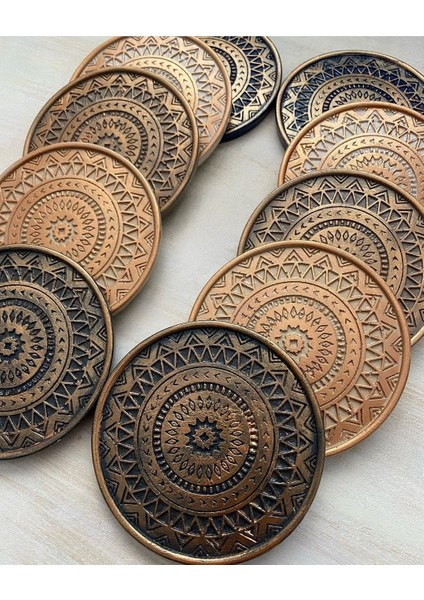 8,7cm Yuvarlak Tabak Bardak Altlığı, Mumluk, Sunumluk Silikon Kalıp K-1260 fırsatları