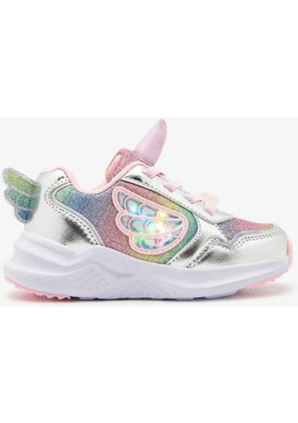 Işıklı Unicorn Sneakers - Gümüş indirimleri