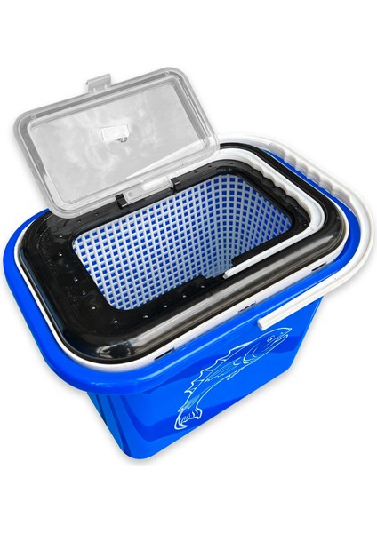 Fishack Süzgeçli Balıkçı Kovası 15 lt Mavi Kod 179 indirimleri