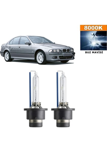 Bmw 5 Serisi E39 1996-2003 D2S / D2R 8000K Buz Mavisi Hıd Xenon Ampul 2 Adet
