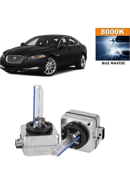 Jaguar Xf 2012-2015 D3S / D3R 8000K Buz Mavisi Hıd Xenon Ampul 2 Adet
