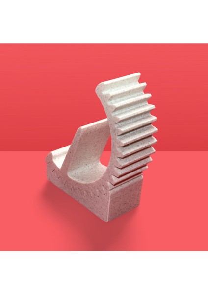 Dişli Tasarımlı Ayarlanabilir Telefon ve Tablet Standı - Mermer Görünümlü modelleri