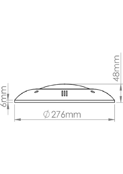 Beyaz Sıva Üstü Led Havuz Lambası Tenda 32 Watt Tenda
