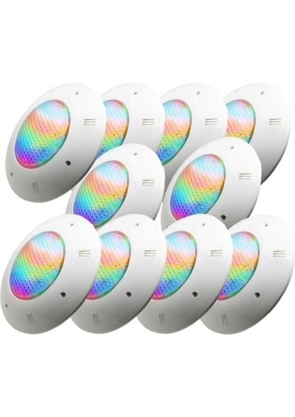 32 W Smd Led Rgb 4 Kablolu Sıva Üstü Havuz Lambası Tenda 10 Adet Tenda