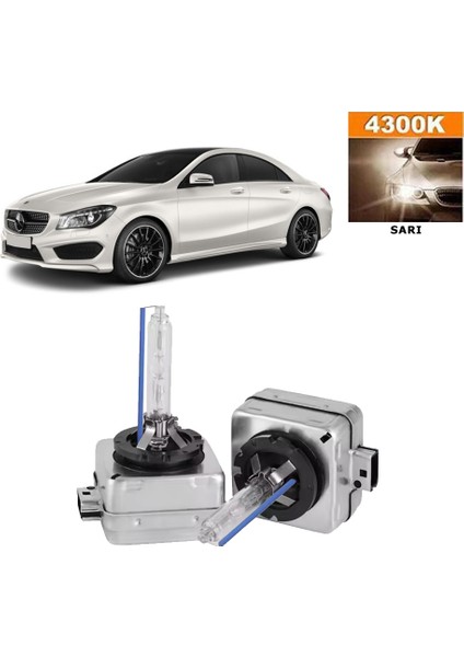 Mercedes Cla C117 2012-2016 D3S / D3R 8000K Buz Mavisi Hıd Xenon Ampul 2 Adet
