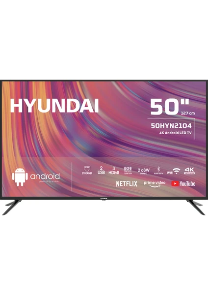 50HYN2104 50" 127 Ekran 4K Ultra HD Android TV