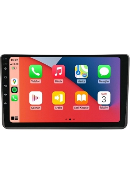 Fiat Panda 2004-2011 4 Gb Ram 64 Gb Hafıza 9 Inç Android Auto Ve Carplay Multimedya Sistemi