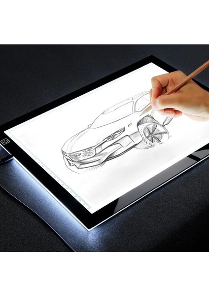LED Işıklı Çizim Tahtası A4 Işık Pedi
