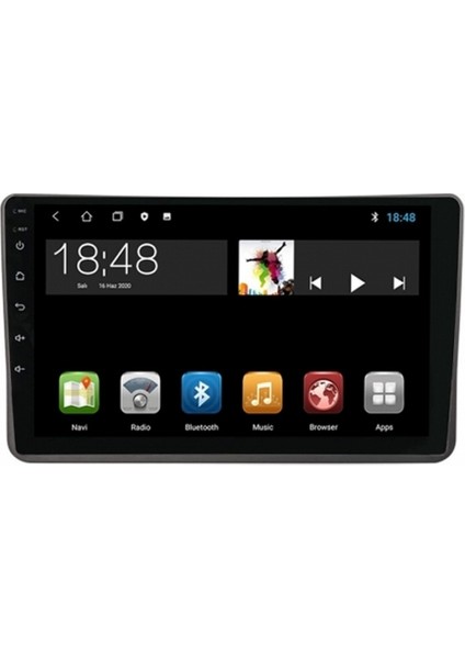 Fiat Panda 2004-2011 4 Gb Ram 32 Gb Hafıza 9 Inç Android Auto Ve Carplay Multimedya Sistemi